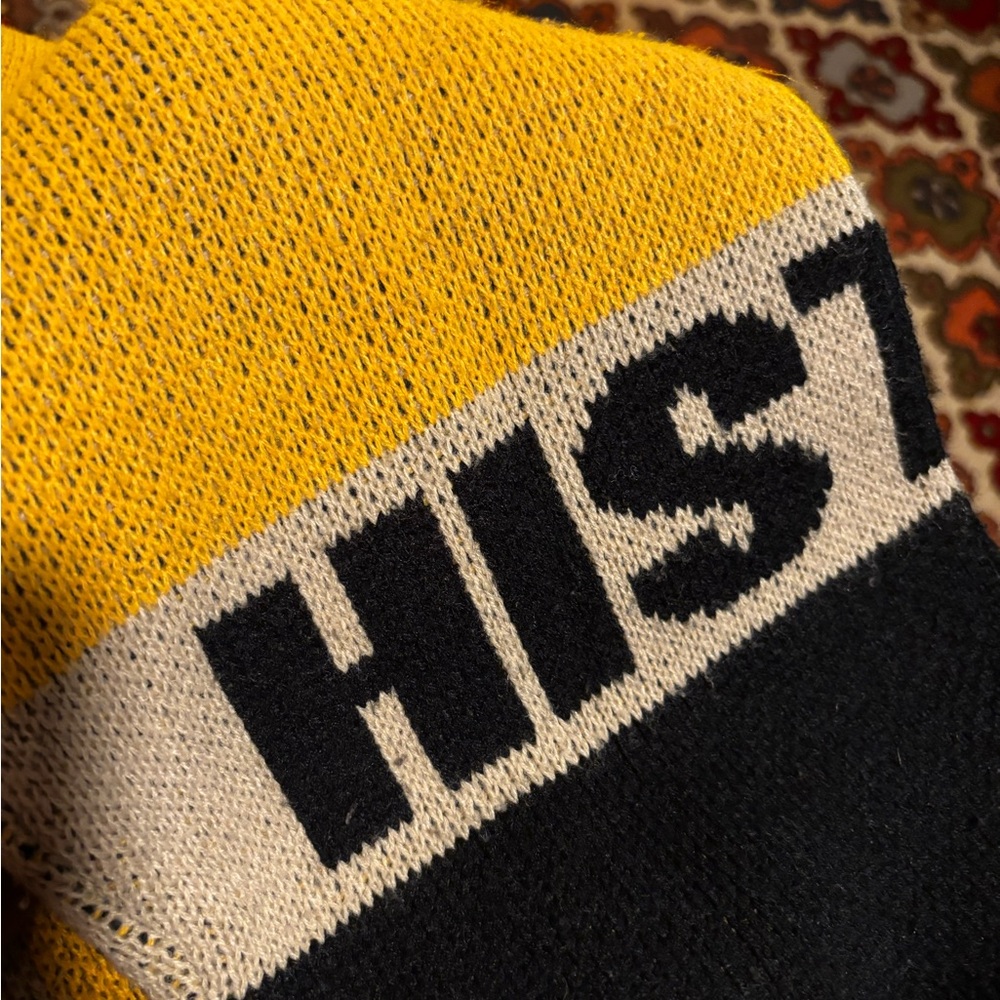 Men’s Simpson Vintage Black and yellow  Graphic Sweater - Picture 3 of 10